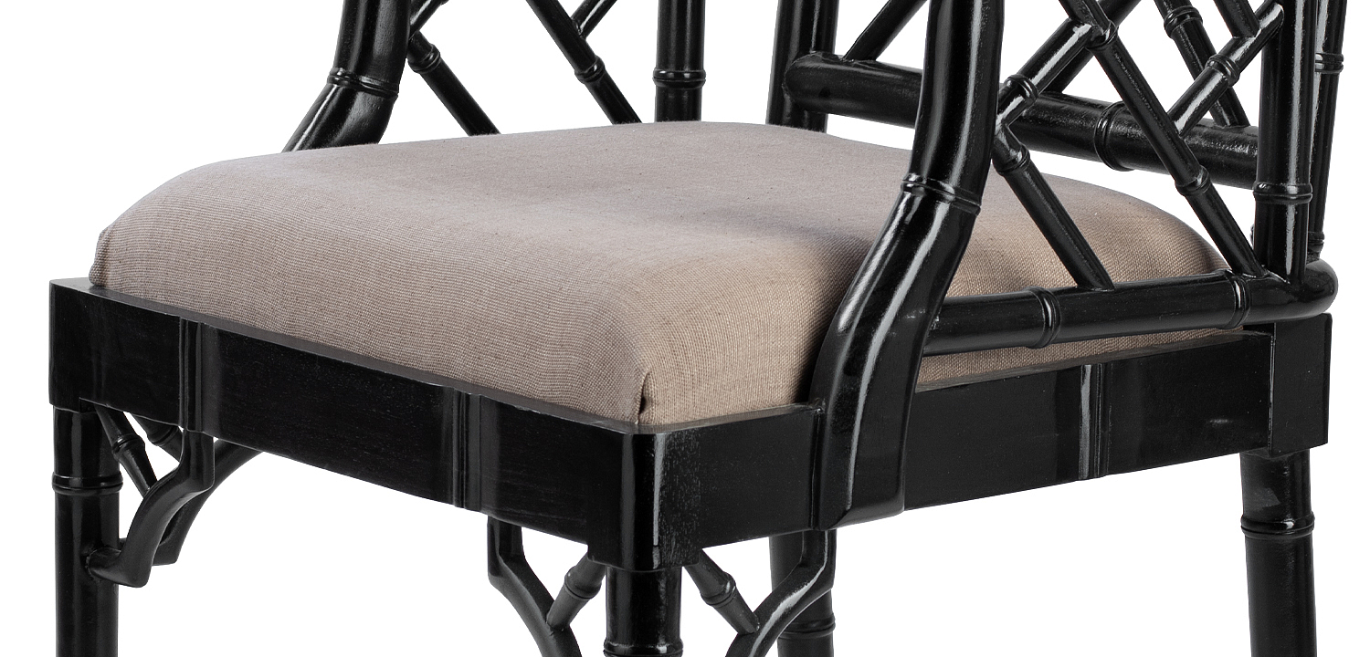 Black Chippendale Arm Chair Black Chippendale Arm Chair - Loft-Concept в Липецке