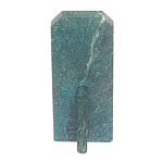 Часы погон ВС подарочные настольные из натурального камня Змеевик Military Clock варинант исполнения - 3 | Loft Concept в Липецке