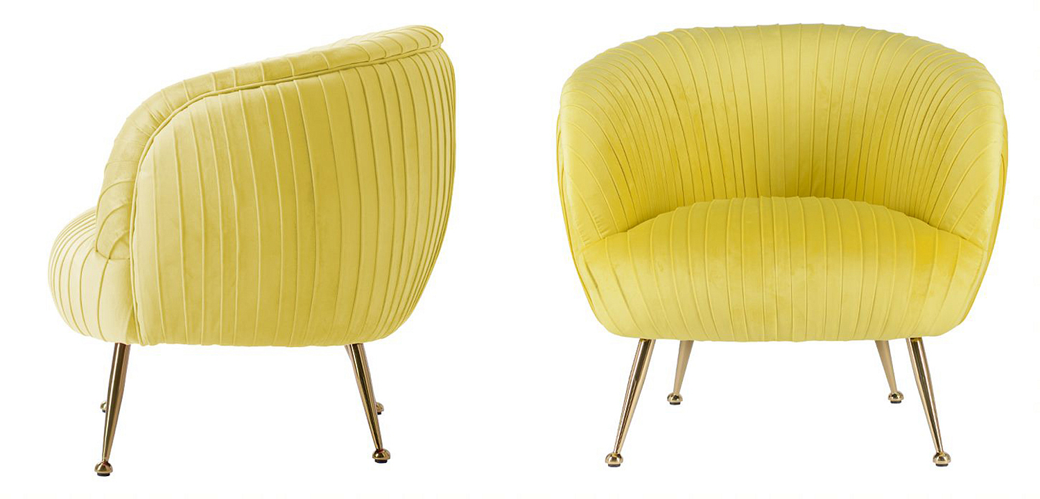 Кресло SOUFFLE CHAIR yellow Кресло SOUFFLE CHAIR yellow - Loft-Concept в Липецке