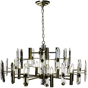 Люстра в стиле прозрачного стекла Elzada