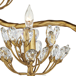 Торшер золотой в виде растения Golden Flower Glade варинант исполнения - 1 | Loft Concept в Липецке