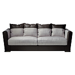 Элитарный современный диван Birmingham с кожаными вставками  варинант исполнения - 1 | Loft Concept в Липецке