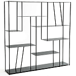 Книжный стеллаж из металла Menzie Square Metal Rack варинант исполнения - 1 | Loft Concept в Липецке