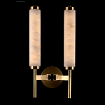 Бра с 2-мя цилиндрическими каменными плафонами Wand of Light варинант исполнения - 1 | Loft Concept в Липецке