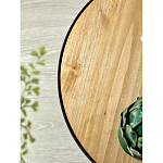 Приставной столик с факутрным черным основанием Ethiopia варинант исполнения - 4 | Loft Concept в Липецке