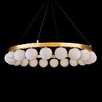 Люстра круглая с сферическими плафонами из натурального камня Phased Spheres варинант исполнения - 2 | Loft Concept в Липецке