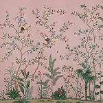 Обои ручная роспись Amazonia Florence Pink dyed silk варинант исполнения - 2 | Loft Concept в Липецке