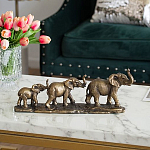 Композиция в виде семьи слонов Elephants Figurine варинант исполнения - 1 | Loft Concept в Липецке
