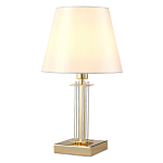 Настольная лампа с белым тканевым абажуром в форме конуса Laurent варинант исполнения - 6 | Loft Concept в Липецке