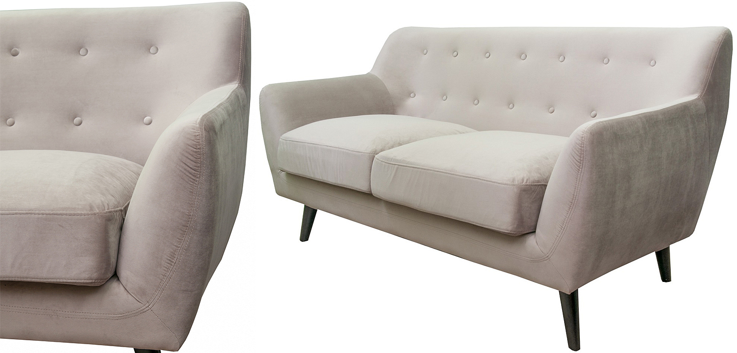 Диван Amantea Sofa beige velour Диван Amantea Sofa beige velour - Loft-Concept в Липецке