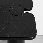 Консоль чёрная на 2-х конусообразных ножках Eros варинант исполнения - 1 | Loft Concept в Липецке