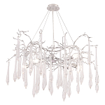 Люстра подвесная с прозрачными подвесками в форме капель Droplet Chandelier варинант исполнения - 4 | Loft Concept в Липецке