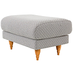 Мягкий пуф на деревянных ножках Garner Pouf Light варинант исполнения - 3 | Loft Concept в Липецке