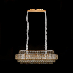 Люстра овальной формы хрустальная в неоклассическом стиле Majesty варинант исполнения - 2 | Loft Concept в Липецке