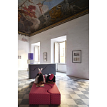 Дизайнерский модульный диван волнистой формы с цветным принтом Poltronova Superonda Sofa варинант исполнения - 10 | Loft Concept в Липецке