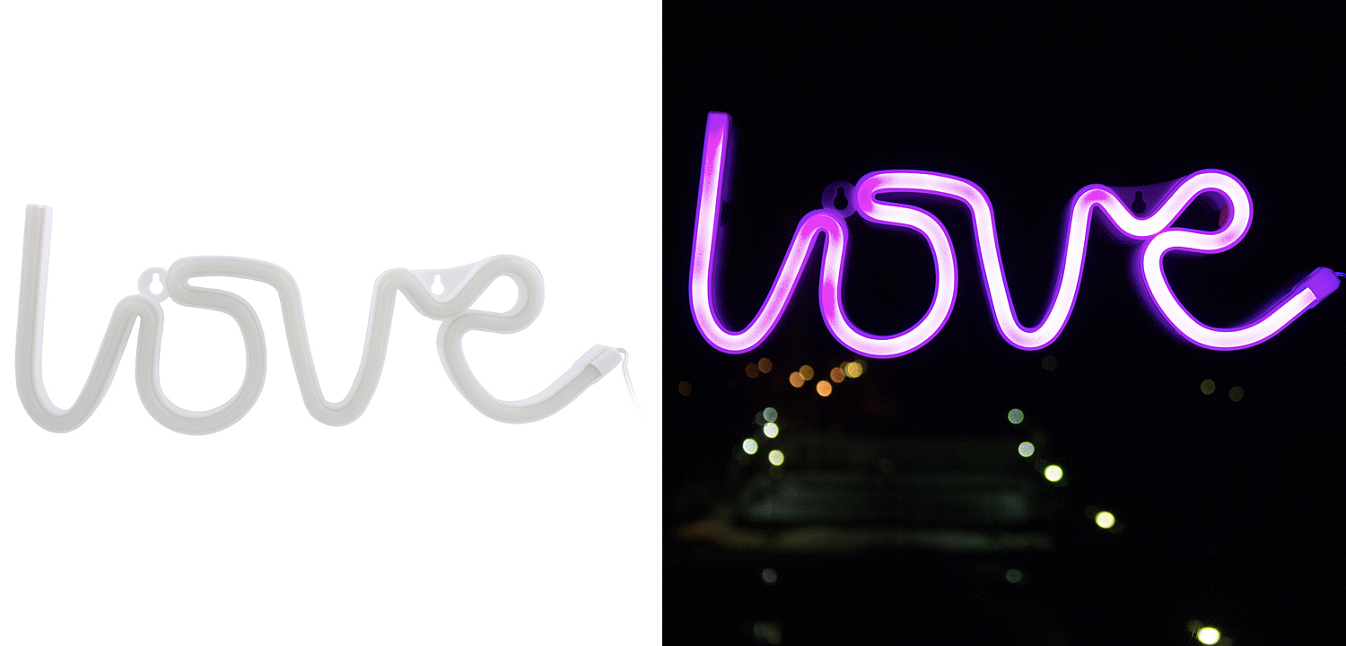 Неоновая лампа LOVE Неоновая лампа LOVE - Loft-Concept в Липецке