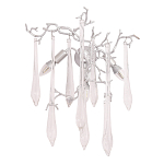 Бра с декором в виде ветвей и стеклянных подвесок в форме капель Droplet Chandelier варинант исполнения - 3 | Loft Concept в Липецке