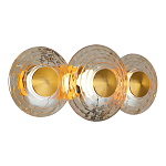 Бра из трех стеклянных фактурных дисков Eyepiece варинант исполнения - 3 | Loft Concept в Липецке