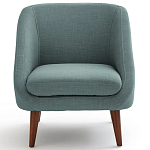 Кресло бирюзовое Pauley Turquoise Armchair варинант исполнения - 2 | Loft Concept в Липецке