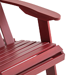 Уличное кресло из массива акации Adirondack Wooden Chair Red варинант исполнения - 7 | Loft Concept в Липецке