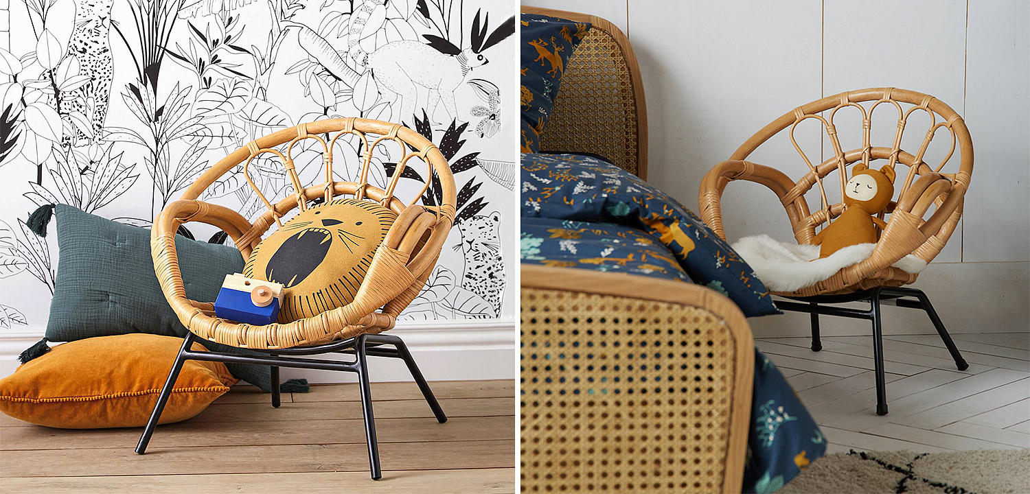 Кресло детское Wicker Baby Chair Кресло детское Wicker Baby Chair - Loft-Concept в Липецке