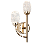 Бра с декором в виде кристаллов из хрусталя Kenneth Crystal Stone Sconce варинант исполнения - 1 | Loft Concept в Липецке