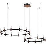 Люстра подвесная с цилиндрическими плафонами на двух круглых подвесах  Arnaut Light варинант исполнения - 2 | Loft Concept в Липецке