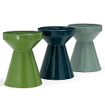 Приставной стол из керамики Manufacto Blue варинант исполнения - 3 | Loft Concept в Липецке