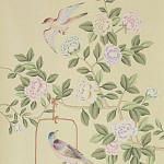 Обои ручная роспись Askew Verdigris  варинант исполнения - 1 | Loft Concept в Липецке