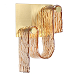 Бра волнистой формы из фактурного стекла Wave варинант исполнения - 5 | Loft Concept в Липецке