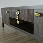 TV-тумба Дизайнерская Elsa Dreams Walnut варинант исполнения - 2 | Loft Concept в Липецке