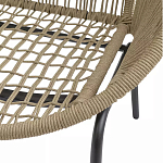 Кресло плетеное круглое Round Wicker Chair варинант исполнения - 6 | Loft Concept в Липецке