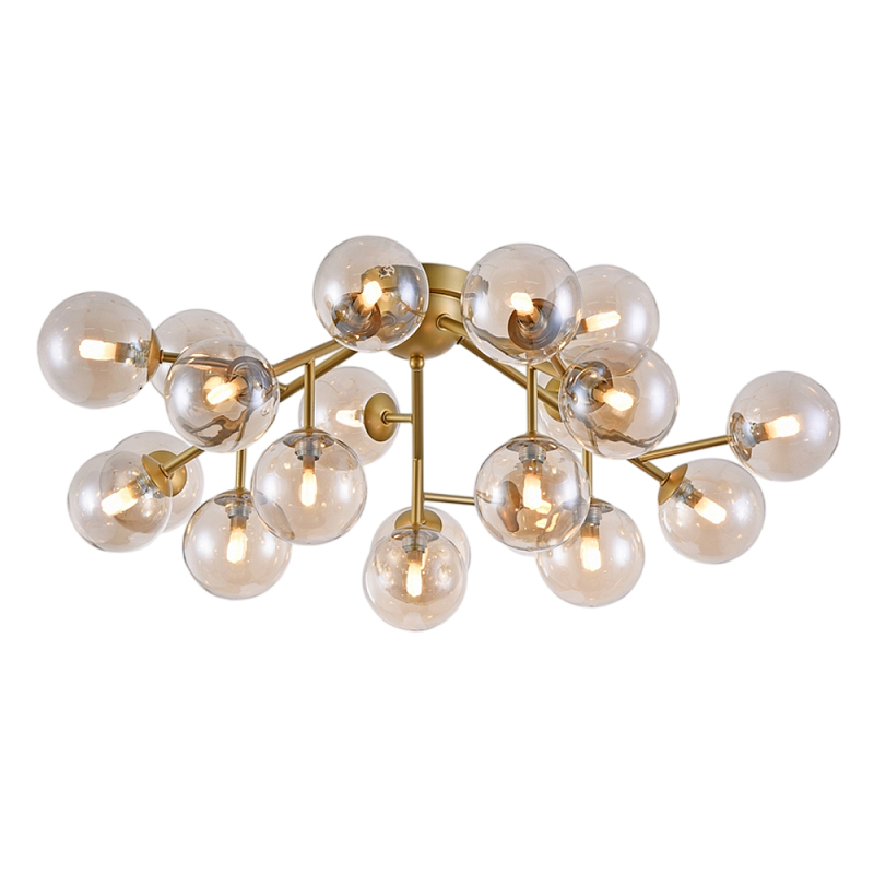 Потолочный светильник Dallas G9X20 Золотой Черный в Липецке | Loft Concept 