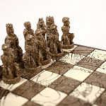 Шахматы  из  камня Cargador del Tiempo Chess Мексика ручная работа варинант исполнения - 3 | Loft Concept в Липецке