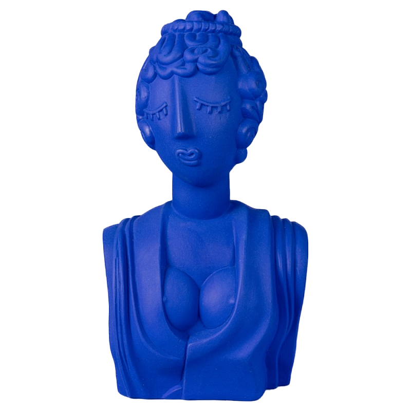Скульптура Seletti Bust Poppea Blue Синий Скульптура Seletti Bust Poppea Blue Синий в Липецке | Loft Concept