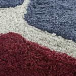 Чехол на подушку с рисунком серо-синего цвета Elan Textured варинант исполнения - 4 | Loft Concept в Липецке