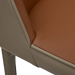 Стул барный с терракотовой обивкой из экокожи Spectacular High Chair варинант исполнения - 3 | Loft Concept в Липецке