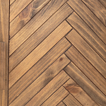 Шкаф из массива сосны с орнаментом "Ёлочка" Geometric Ornament варинант исполнения - 5 | Loft Concept в Липецке