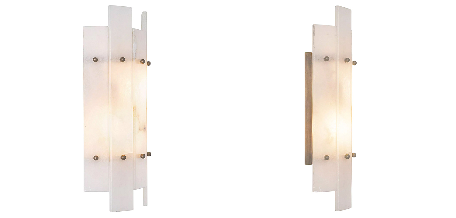 Бра Eichholtz Wall Lamp Caprera Alabaster Бра Eichholtz Wall Lamp Caprera Alabaster - Loft-Concept в Липецке