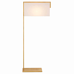 Торшер с прямоугольным абажуром на золотом металлическом каркасе Rectangular Plane  варинант исполнения - 4 | Loft Concept в Липецке