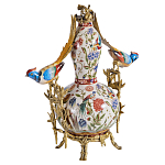 Ваза из фарфора с птицами и цветочной росписью Garden of Eden варинант исполнения - 1 | Loft Concept в Липецке