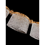 Люстра линейная с текстурными овальными абажурами Splendor Palace Style варинант исполнения - 4 | Loft Concept в Липецке