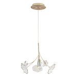 Подвесной светильник с белыми и прозрачными цветочными лепестками Wintery flovers варинант исполнения - 1 | Loft Concept в Липецке
