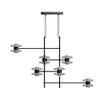 Каркасная люстра Balance варинант исполнения - 1 | Loft Concept в Липецке