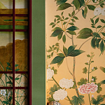 Обои ручная роспись Four Seasons Original colourway on painted Xuan paper with gold ombre варинант исполнения - 3 | Loft Concept в Липецке