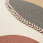 Подушка декоративная с геометрическим узором и плетенными вставками Divine Abstractions варинант исполнения - 2 | Loft Concept в Липецке