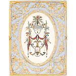 Декоративный постер в раме с рельефным растительным узором арабески New Collection of Arabesques Poster варинант исполнения - 2 | Loft Concept в Липецке