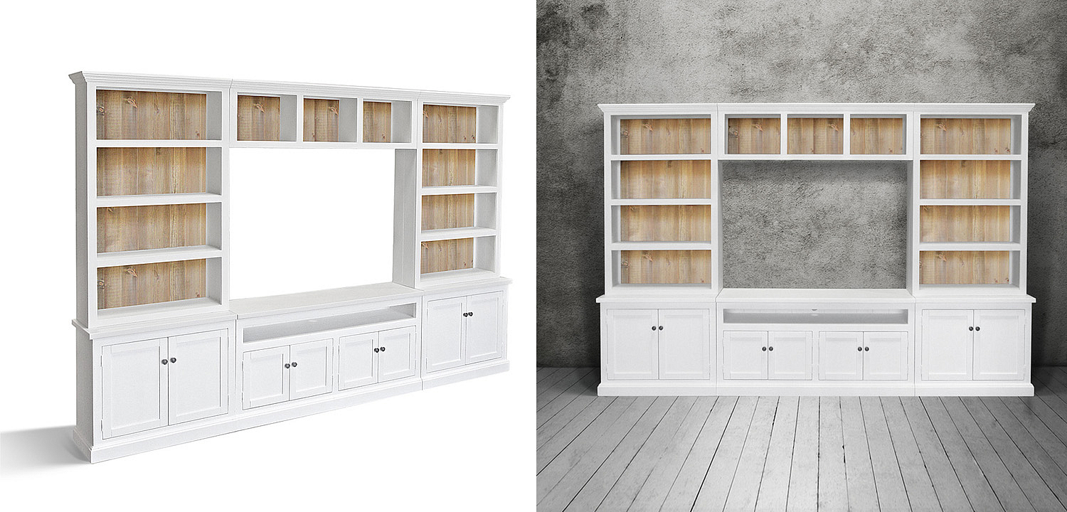 Шкаф-стеллаж Rachele Provence HARMONIE Glacier White Шкаф-стеллаж Rachele Provence HARMONIE Glacier White - Loft-Concept в Липецке