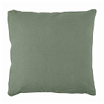 Подушка декоративная хлопковая мятного цвета с абстрактным принтом Elysian Flow Breeze варинант исполнения - 2 | Loft Concept в Липецке