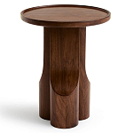 Приставной столик из массива дерева Walnut Triple варинант исполнения - 3 | Loft Concept в Липецке